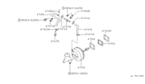 Diagram for 1989 Nissan Pathfinder Brake Booster - 47210-42G03