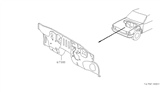 Diagram for 1994 Nissan Hardbody Pickup (D21) Dash Panels - 67300-57G30