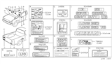 Diagram for 1991 Nissan Pathfinder Emblem - 93496-07G21