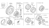 Diagram for Nissan Hardbody Pickup (D21) Wheel Cover - 40315-32G00