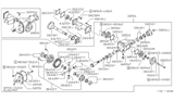 Diagram for 1992 Nissan Hardbody Pickup (D21) Pinion Bearing - 38440-N3100