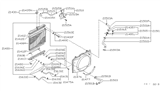 Diagram for 1989 Nissan Hardbody Pickup (D21) Fan Shroud - 21477-41L00