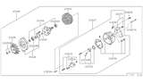 Diagram for Nissan Pathfinder Alternator Case Kit - 23127-77P00