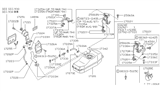 Diagram for 1988 Nissan Hardbody Pickup (D21) Fuel Pump - 17050-01G04