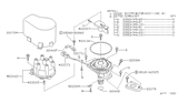 Diagram for Nissan 240SX Distributor Cap - 22162-40F00