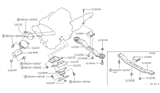 Diagram for Nissan Hardbody Pickup (D21U) Motor And Transmission Mount - 11320-85G00