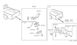 Diagram for 1988 Nissan Sentra Interior Light Bulb - 26716-89911