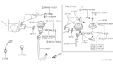 Diagram for Nissan Pathfinder EGR Valve - 14710-75P11