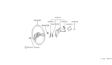 Diagram for 1992 Nissan Hardbody Pickup (D21) Steering Wheel - 48430-11G00