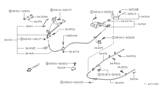 Diagram for 1994 Nissan Hardbody Pickup (D21) Parking Brake Cable - 36402-08G00