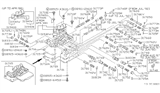 Diagram for 1996 Nissan Hardbody Pickup (D21U) Valve Body - 31705-44X72