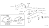 Diagram for 1987 Nissan Pathfinder Wheelhouse - 63880-31G01