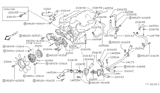 Diagram for Nissan Hardbody Pickup (D21U) Thermostat Housing - 13049-40F00