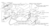 Diagram for Nissan Pathfinder A/C Idler Pulley - 11925-88G00