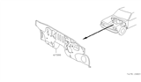 Diagram for 1988 Nissan Hardbody Pickup (D21) Dash Panels - 67300-01G30