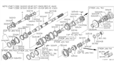 Diagram for 1995 Nissan Pathfinder Synchronizer Ring - 32604-40P20