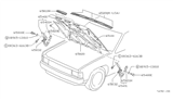 Diagram for 1987 Nissan Hardbody Pickup (D21) Grille - 65860-01G00