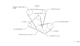 Diagram for Nissan Hardbody Pickup (D21) Serpentine Belt - 02117-43523