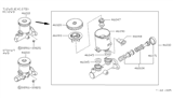 Diagram for 1987 Nissan Van Master Cylinder Repair Kit - 46011-21F26