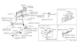 Diagram for Nissan Hardbody Pickup (D21U) Tailgate Lock - 90503-01G00