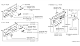 Diagram for 1989 Nissan Sentra Armrest - 80940-51A02