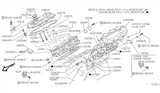 Diagram for 1995 Nissan Hardbody Pickup (D21U) Oil Filler Cap - 15255-1P101