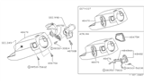 Diagram for 1988 Nissan Hardbody Pickup (D21) Steering Column Cover - 48470-04G00