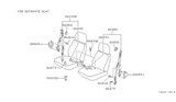 Diagram for Nissan Hardbody Pickup (D21) Seat Belt - 86843-12G10