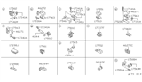 Diagram for 1984 Nissan Datsun 810 Fuel Line Clamps - 17571-W1200
