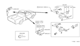 Diagram for Nissan Hardbody Pickup (D21) Ignition Lock Assembly - 48700-01G25