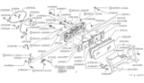 Diagram for 1990 Nissan Hardbody Pickup (D21) Oil Pressure Gauge - 24845-86G46