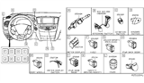 Diagram for 2016 Nissan Rogue Headlight Switch - 25560-4BA7C