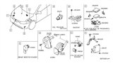 Diagram for Nissan Pathfinder Oil Pressure Switch - 25070-3JT0A