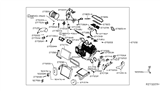 Diagram for 2014 Nissan Rogue Evaporator - 27280-4BU0A