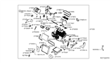 Diagram for 2020 Nissan Rogue Heater Core - 27140-4BU0B