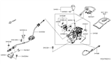 Diagram for Nissan Rogue Shift Knob - 34910-4BA1B