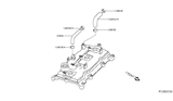 Diagram for 2019 Nissan Rogue PCV Hose - 11826-4BA0C