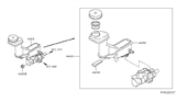 Diagram for Nissan Brake Master Cylinder - 46010-4CU0A