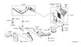 Diagram for Nissan Rogue Air Intake Coupling - 16554-4BA1D