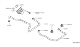 Diagram for 2020 Nissan Rogue Oil Cooler Hose - 21306-4BA0B