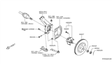 Diagram for 2016 Nissan Rogue Brake Disc - 40206-4BT0D