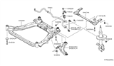 Diagram for 2014 Nissan Rogue Control Arm - 54501-4CU0A