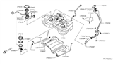 Diagram for 2014 Nissan Rogue Fuel Filler Neck - 17221-4BA0A