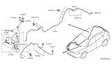 Diagram for 2018 Nissan Rogue Windshield Washer Nozzle - 28931-4BA0A