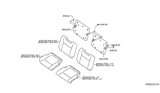 Diagram for 2020 Nissan Rogue Seat Cushion - 89311-4BA0A