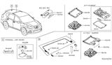 Diagram for Nissan Leaf Dome Light - 26430-4GC7A