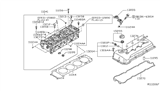 Diagram for Nissan PCV Valve - 11810-1KC0A