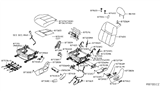 Diagram for Nissan Rogue Seat Cushion - 87361-4BH1A