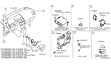 Diagram for 2017 Nissan Rogue Body Control Module - 284B1-4BA1B