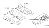 Diagram for 2015 Nissan Rogue Floor Pan - 74514-4BA0A